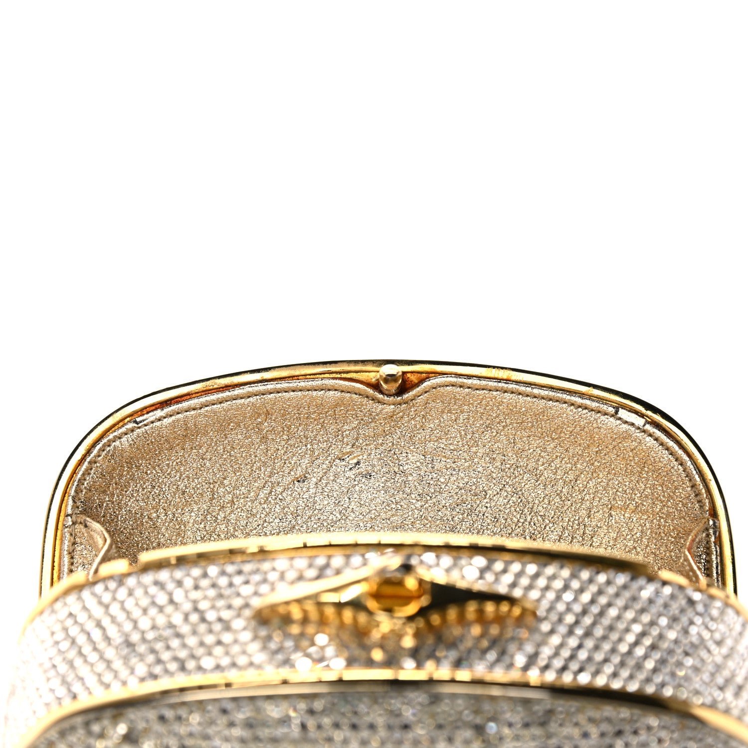 Judith Leiber Swarovski Crystal Floral Miniaudiere Clutch 14 of 21