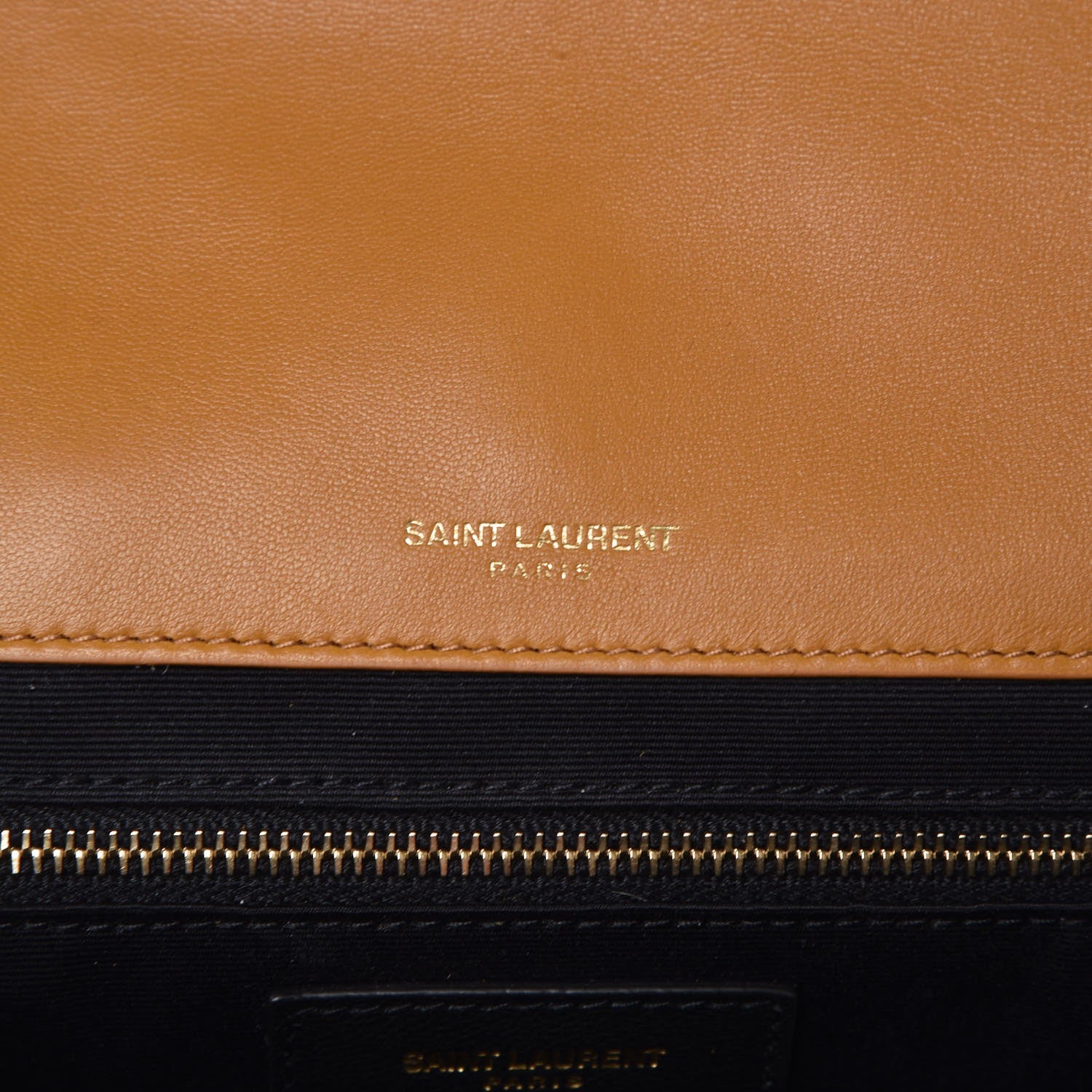 Saint Laurent Lambskin Suede Patchwork Monogram Medium Jamie Tan 6 of 7