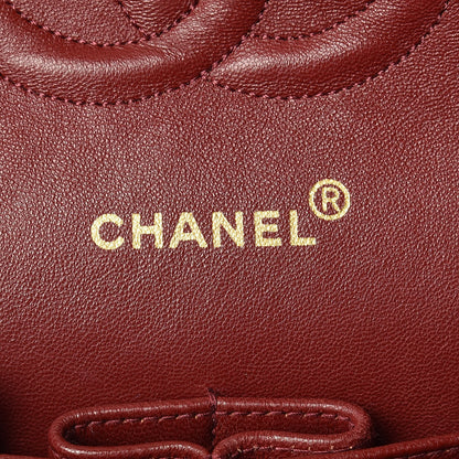Chanel Lambskin Quilted Medium Double Flap Black 6 of 11