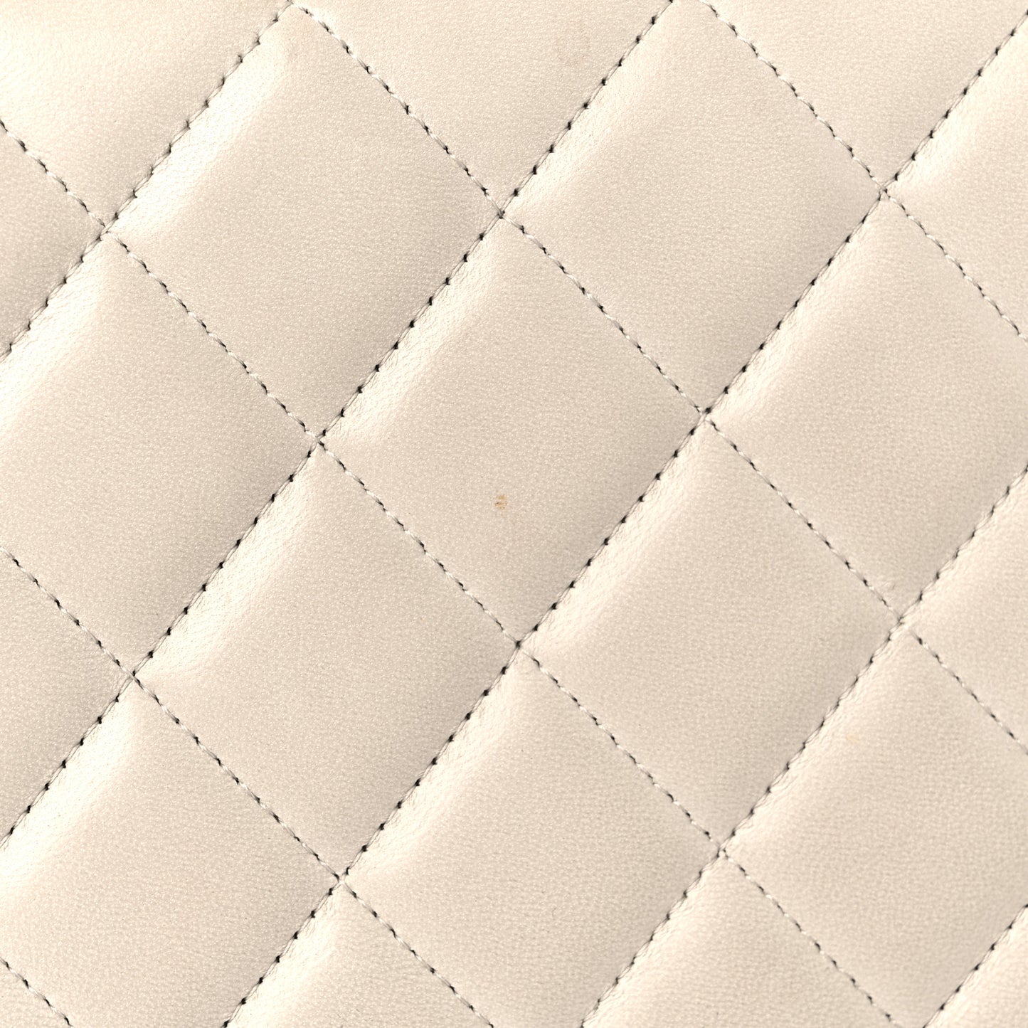 Lambskin Quilted Maxi Single Flap Beige