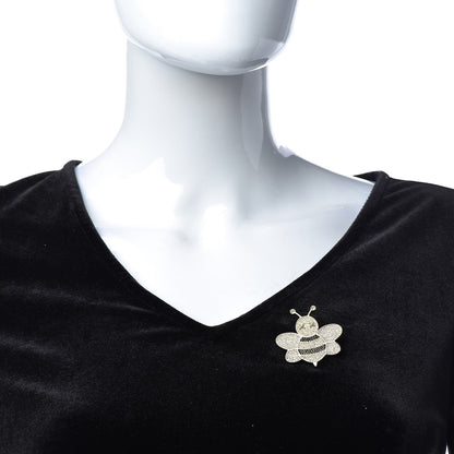 Christian Dior Crystal Bee Kaws Brooch Gold 2 of 5