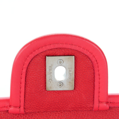 Chanel Caviar Quilted Medium French Riviera Flap Red 6 of 8