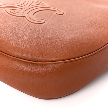 Celine Supple Calfskin Triomphe Heloise Shoulder Bag Tan 11 of 11