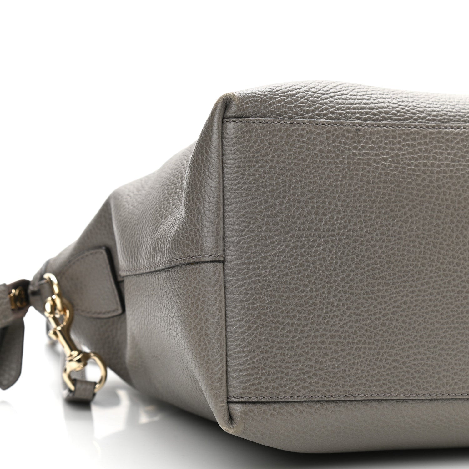 Gucci Dollar Calfskin GG Charm Dome Satchel Tote Loess 9 of 10