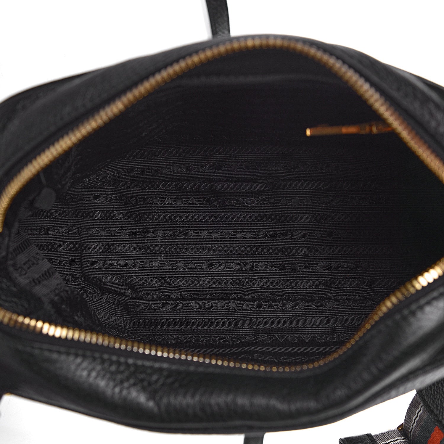 Prada Vitello Phenix Camera Bag Black 5 of 10