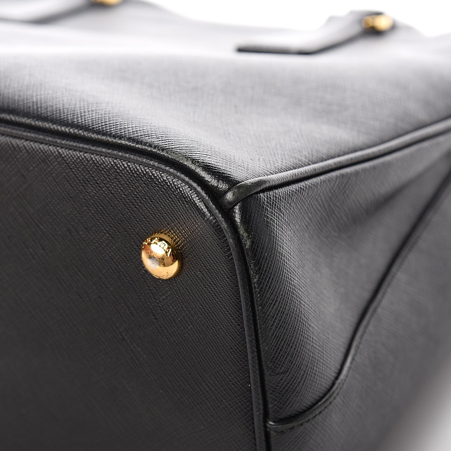 Prada Saffiano Lux Medium Tote Black 10 of 11