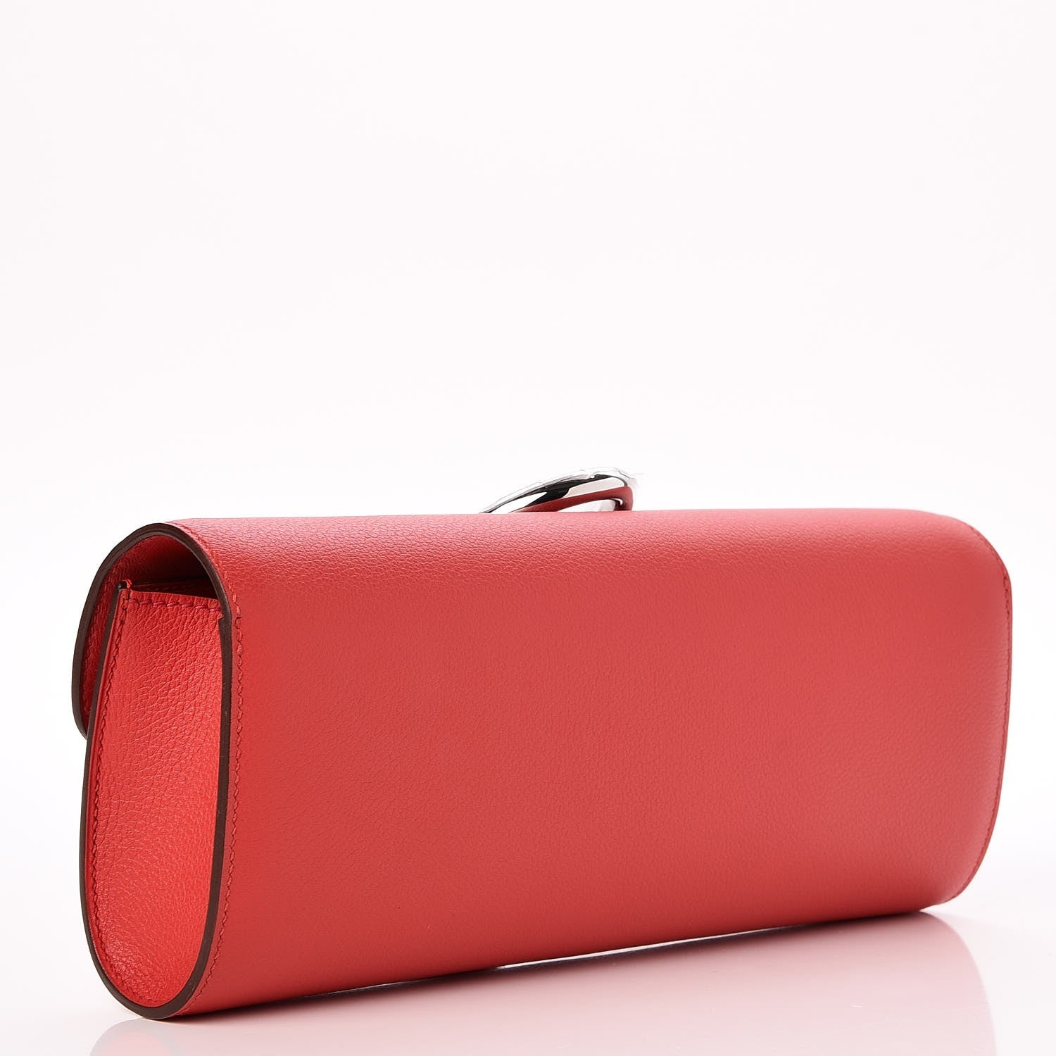 Hermes Evercolor Egee Clutch Rouge Tomate 3 of 8