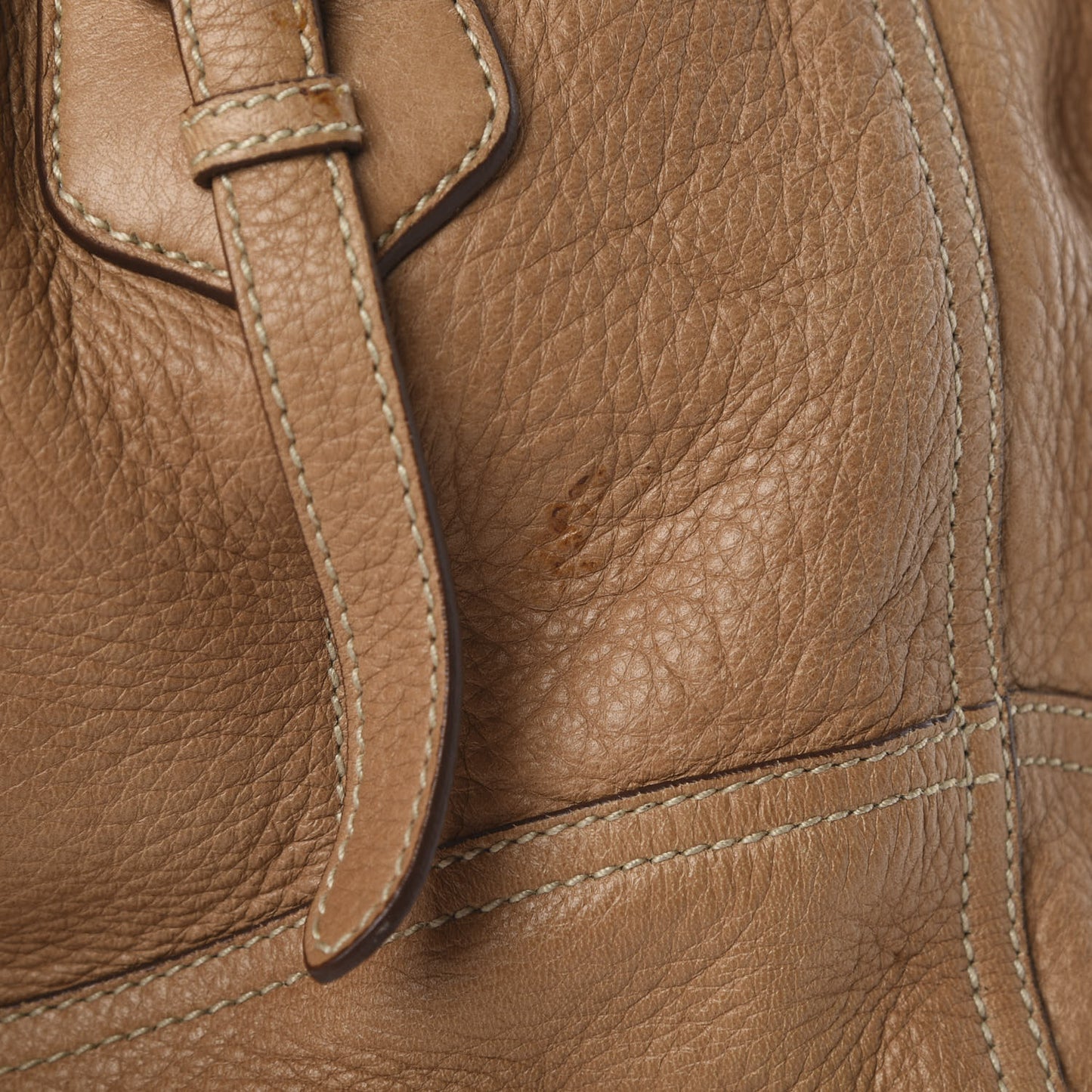 Cervo Drawstring Shopping Bag Naturale