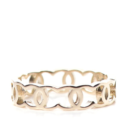 Chanel Metal CC Ring 6 52 Gold 3 of 4