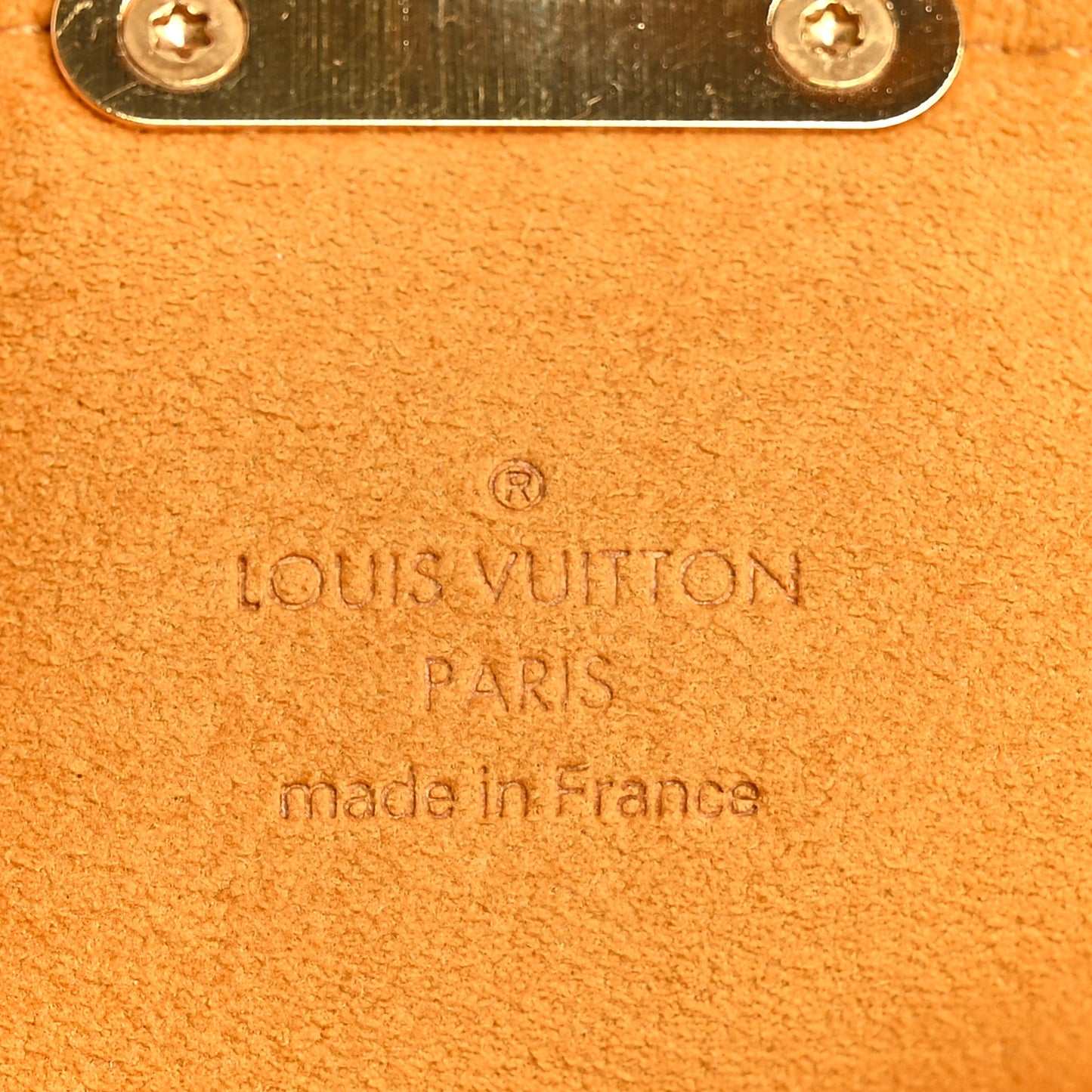 Monogram Denim Pochette Plat Clutch Blue