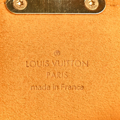 Louis Vuitton Monogram Denim Pochette Plat Clutch Blue 6 of 7