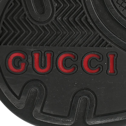 Gucci Metallic Calfskin Glitter Mesh Womens Ultrapace Sneakers 40 Silver Light Grey Mystic White 7 of 8