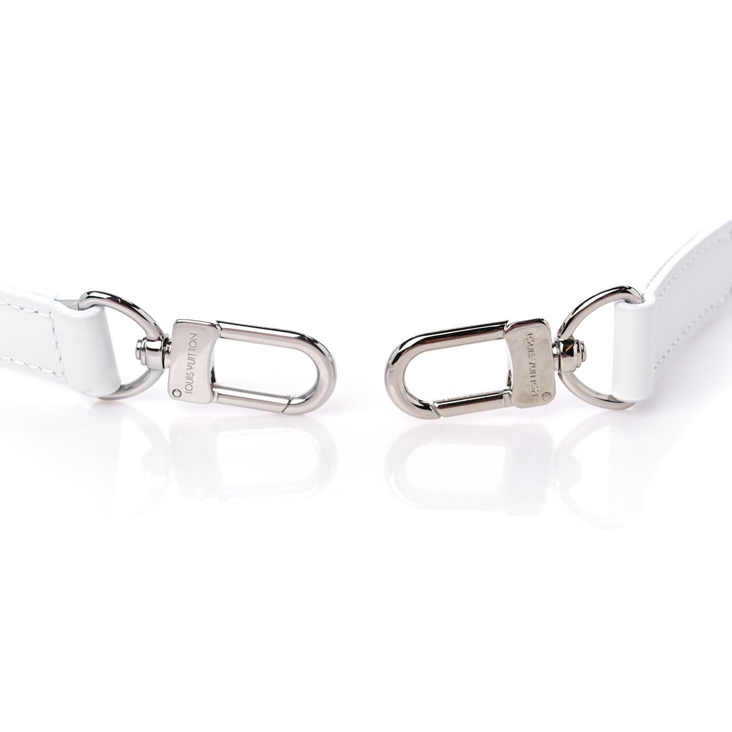 Calfskin 16mm Adjustable Shoulder Strap White