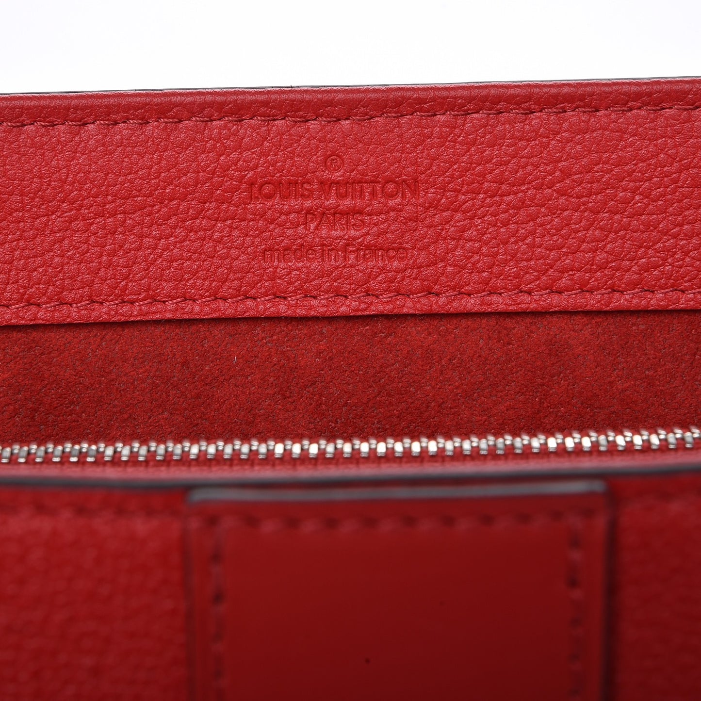 Grained Calfskin Very One Handle Rubis