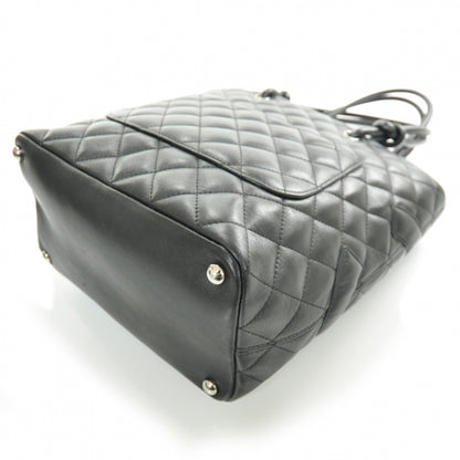 Chanel Calfskin Quilted Medium Cambon Tote Black 7 of 13