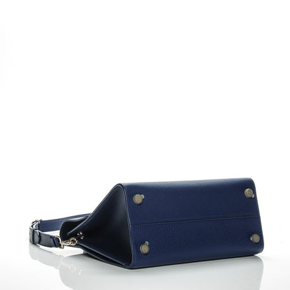 Christian Dior Bullcalf Medium Diorever Flap Navy 4 of 7