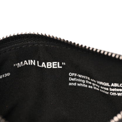Off-White Calfskin Double Flat Pouch Black 6 of 6