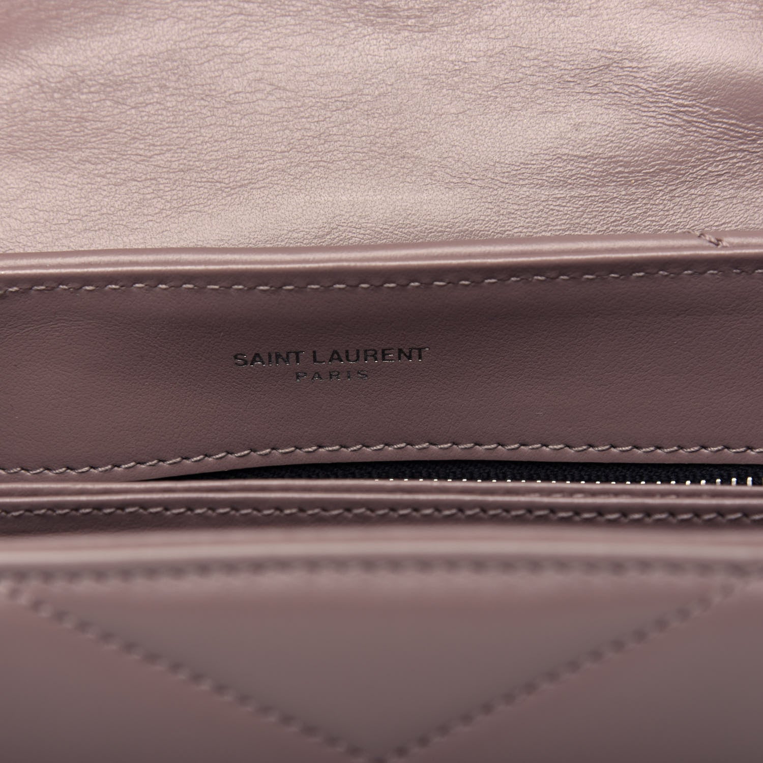 Saint Laurent Calfskin Y Quilted Monogram Toy Loulou Satchel Light Natural 6 of 12
