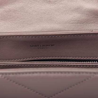 Saint Laurent Calfskin Y Quilted Monogram Toy Loulou Satchel Light Natural 6 of 12