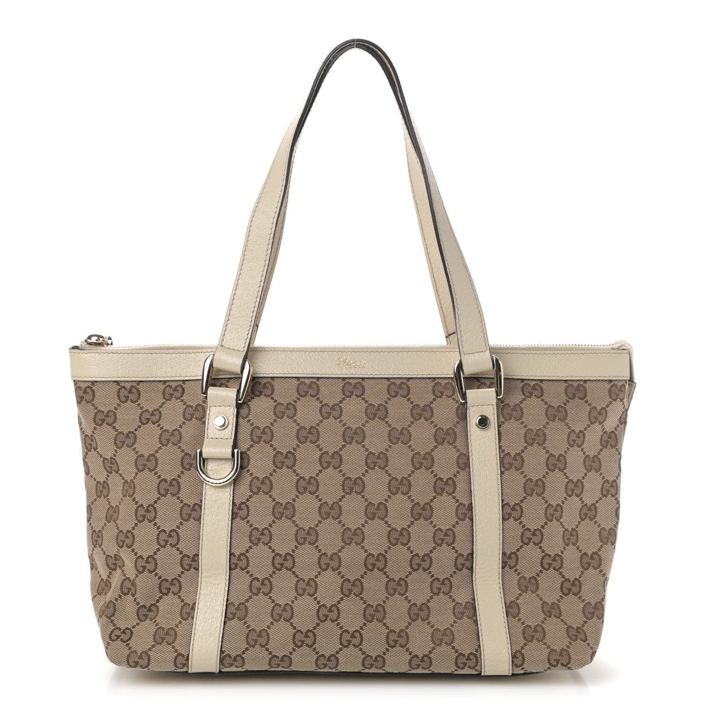 Monogram Medium Abbey Tote Off White