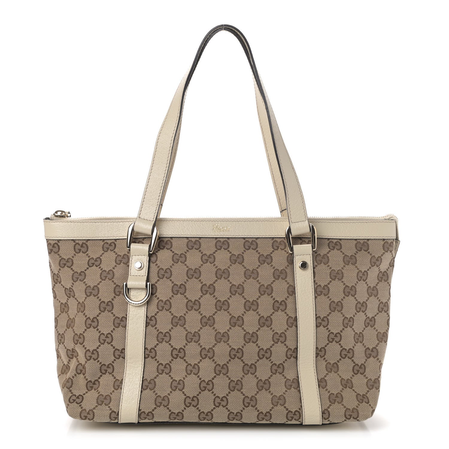 Gucci Monogram Medium Abbey Tote Off White 1 of 4