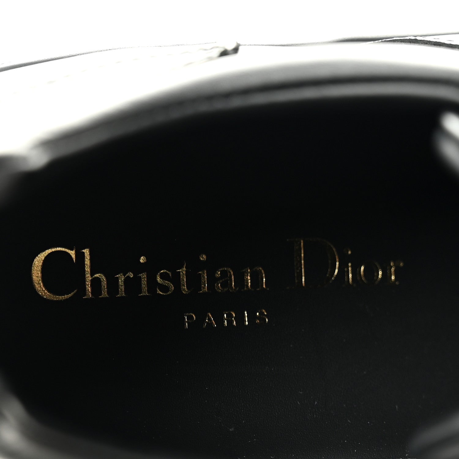 Christian Dior Calfskin Suede Logo Sneakers 38 Black 9 of 10