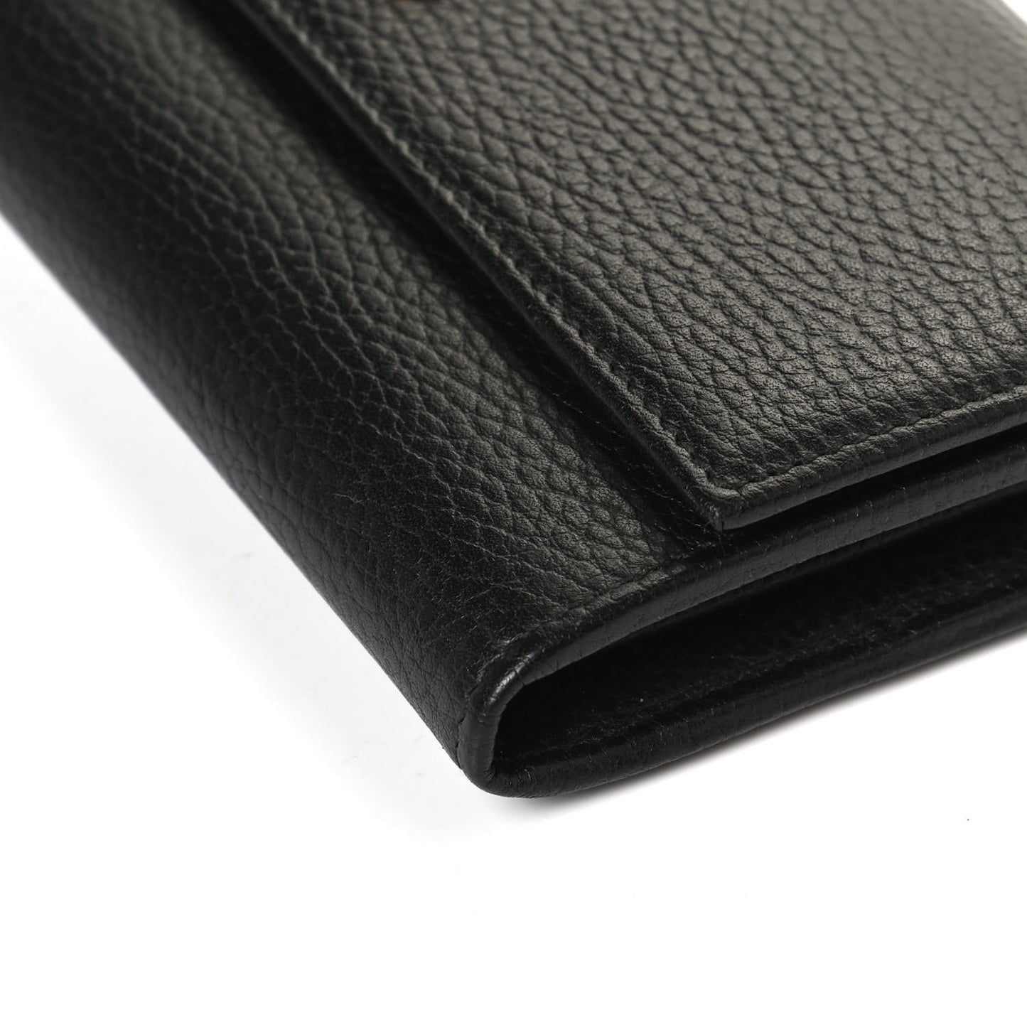 Dollar Calfskin GG Marmont Continental Wallet Black