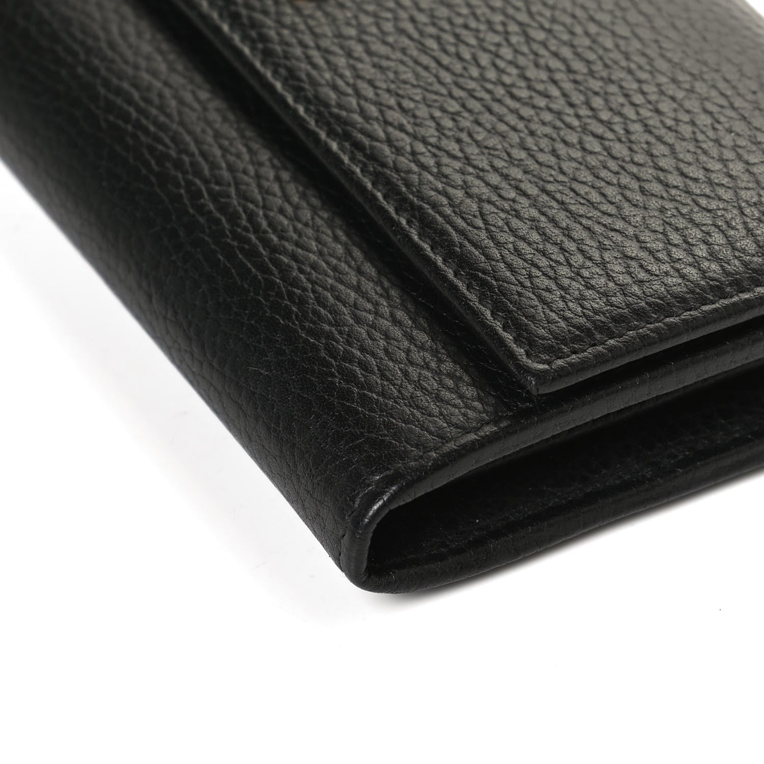 Gucci Dollar Calfskin GG Marmont Continental Wallet Black 8 of 11