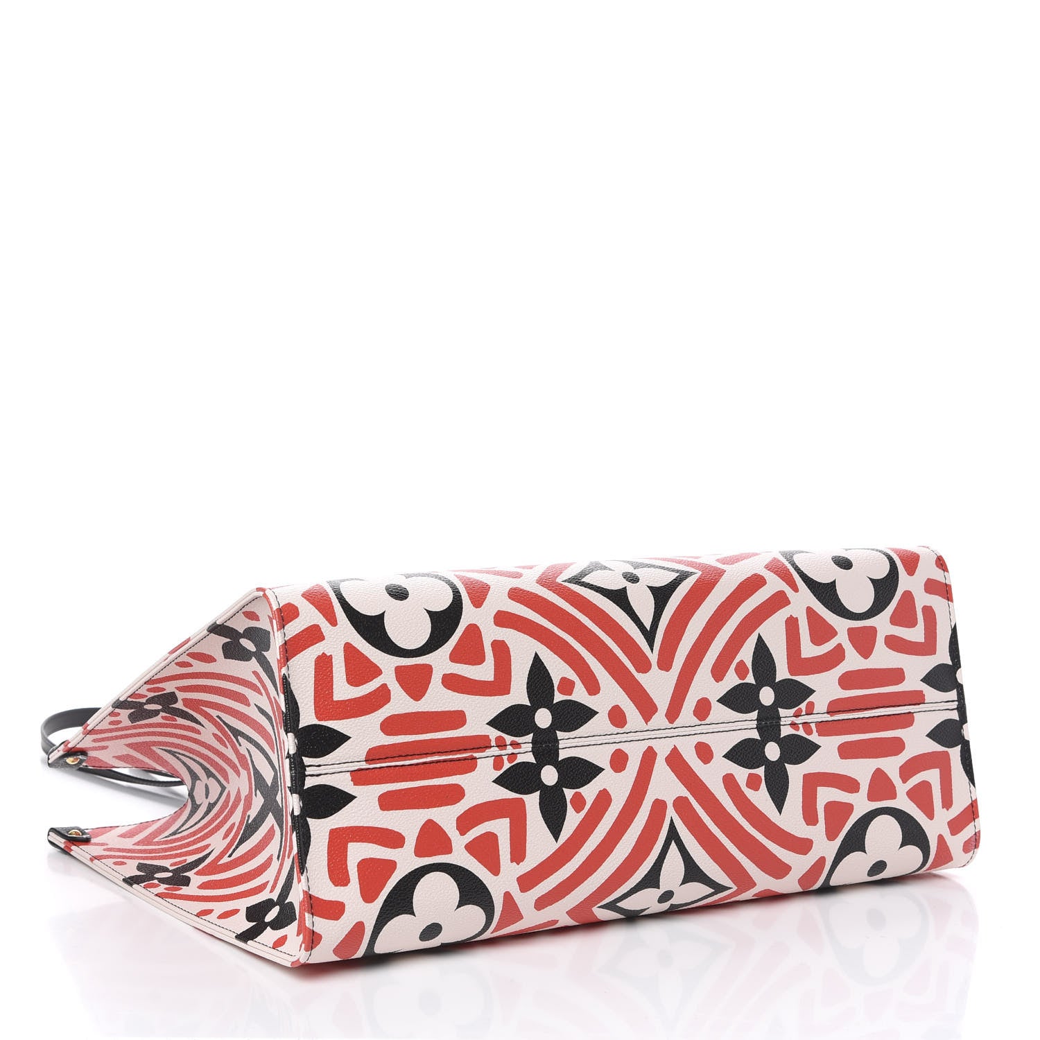 Louis Vuitton Monogram Giant Crafty Onthego GM Creme Rouge Black 3 of 8