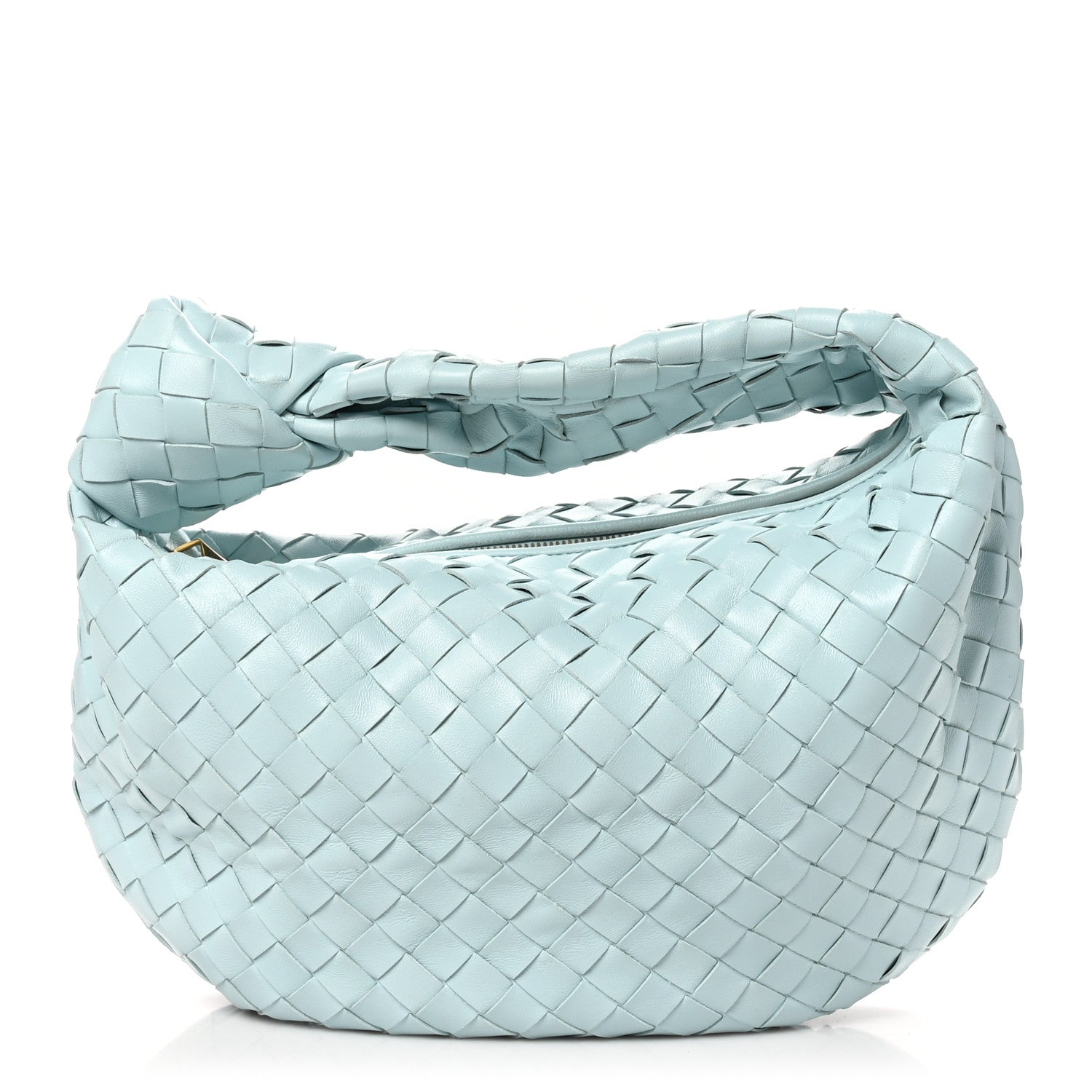 Bottega Veneta Nappa Intrecciato Teen Jodie Hobo Teal Washed 1 of 10