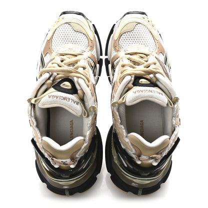Balenciaga Mesh Rubber Monocolor Womens Runner Sneakers 41 Beige Black 2 of 10