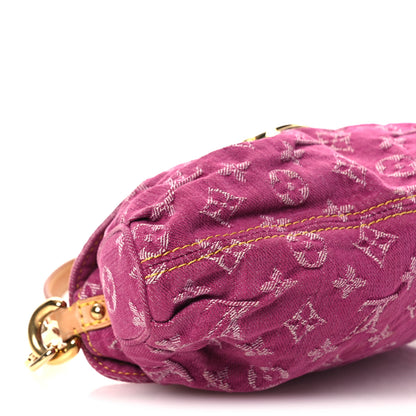 Louis Vuitton Monogram Denim Mini Pleaty Fuchsia 7 of 10