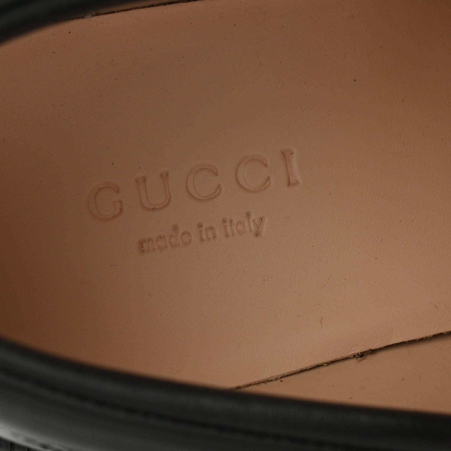 Gucci Magnum Calfskin Nappa Samoa Womens Horsebit Platform Chunky Lug Sole 40mm Loafers 35 Black 6 of 7