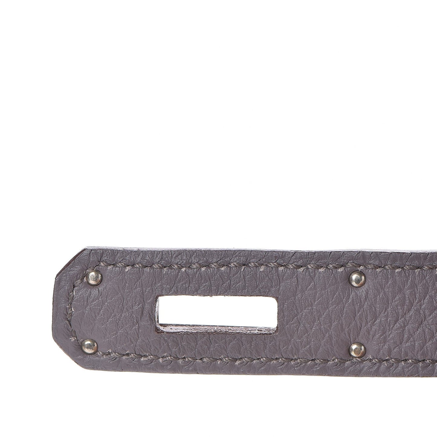 Togo Horseshoe Kelly Retourne 35 Etain Bleu Tempete