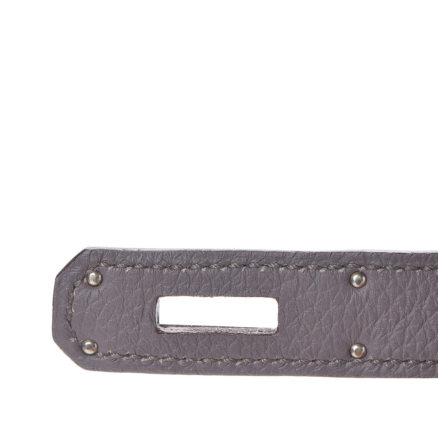 Hermes Togo Horseshoe Kelly Retourne 35 Etain Bleu Tempete 22 of 36