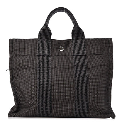 Hermes Canvas Herline PM Tote Grey 1 of 7
