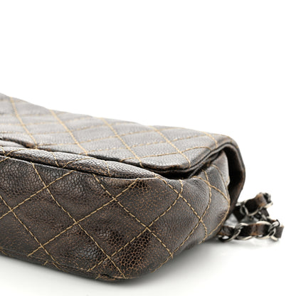 Chanel Iridescent Caviar Quilted Small Chic Flap Brown 10 of 12