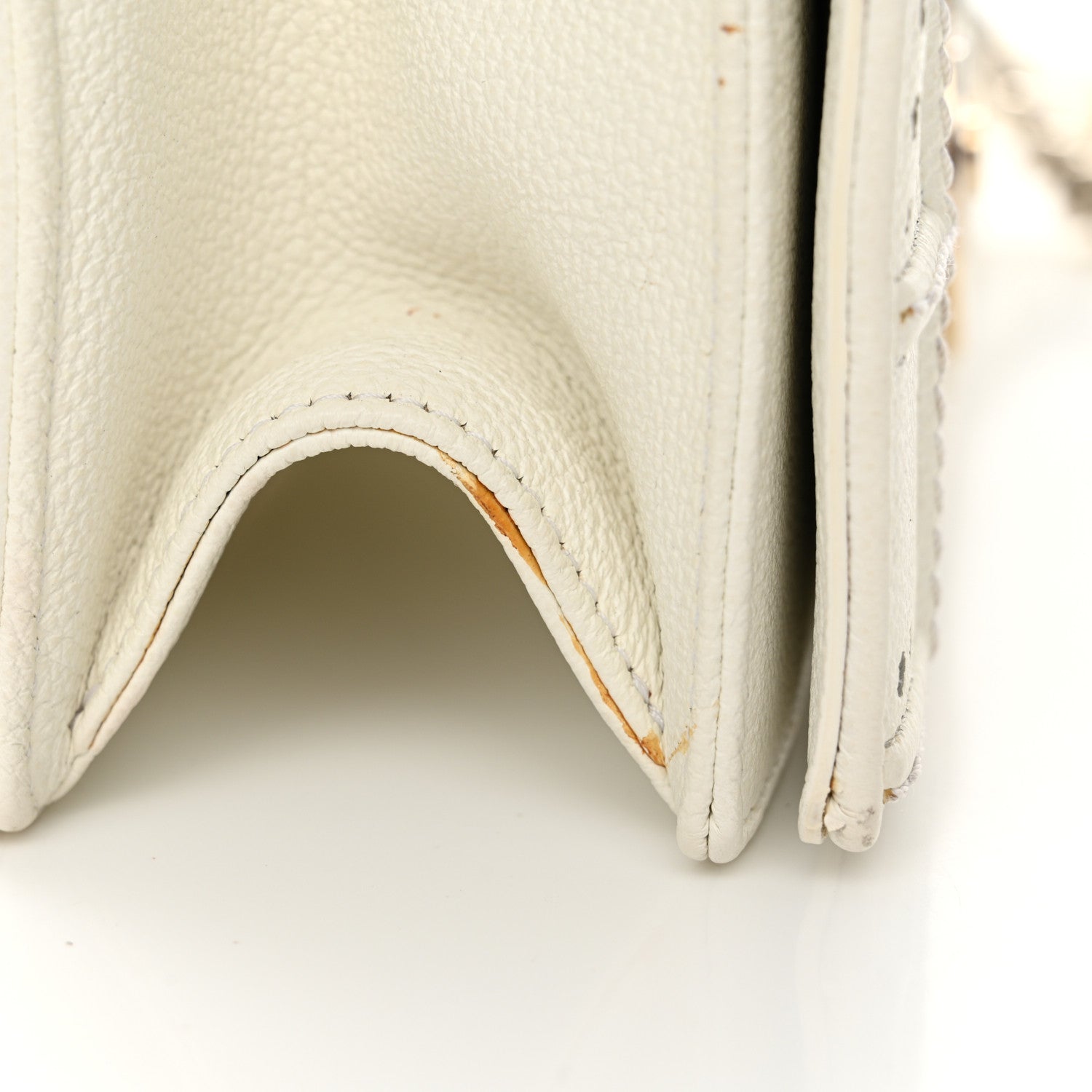 Christian Dior Grained Calfskin Perforated Diorama Flap Bag Latte 17 of 19