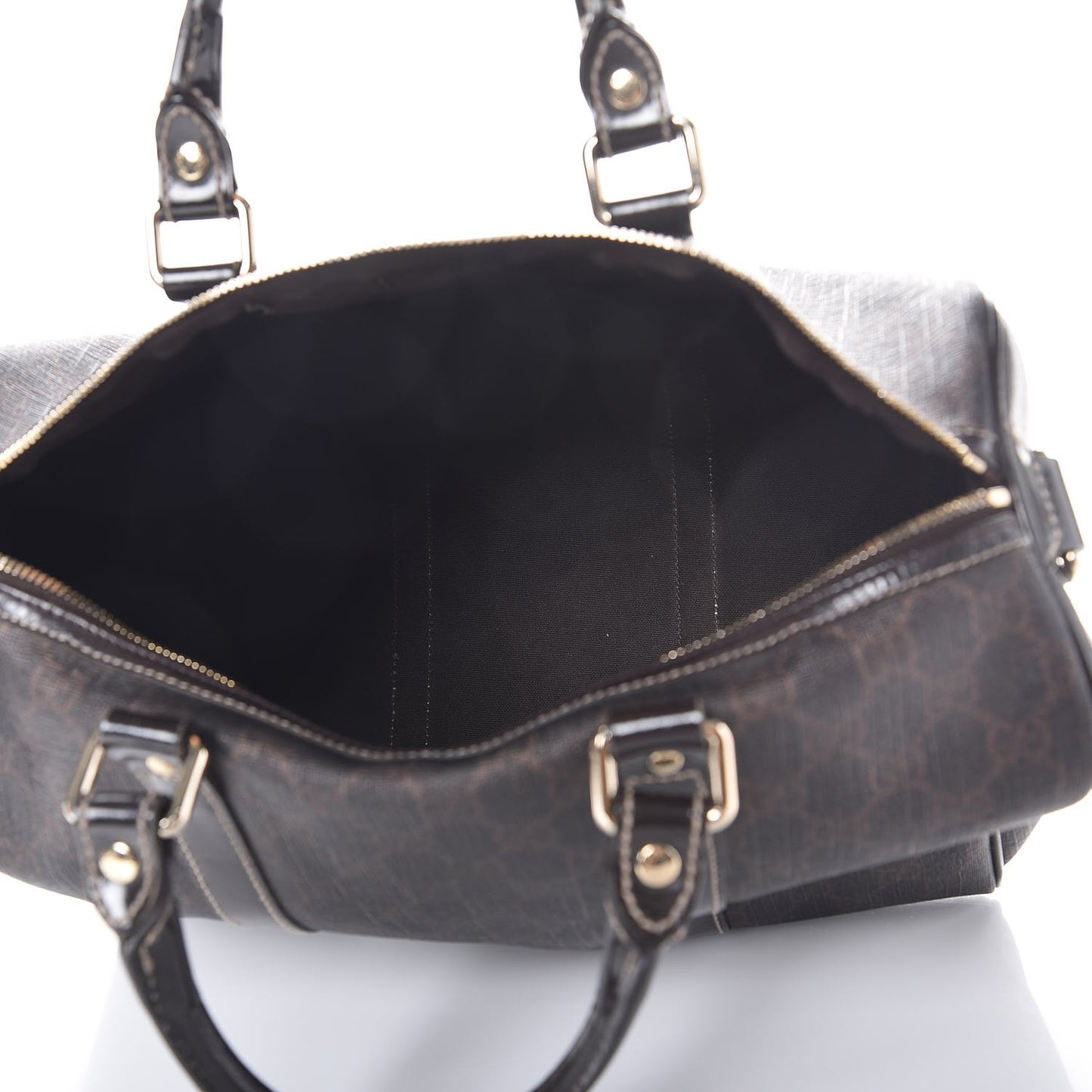 GG Plus Monogram Medium Joy Boston Dark Brown