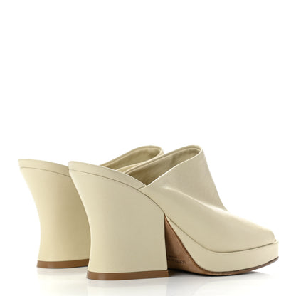 Bottega Veneta Nappa Stack Mule Sandals 35 Sea Salt 4 of 8