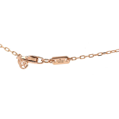 Gucci 18K Rose Gold Running G Pendant Necklace 5 of 5