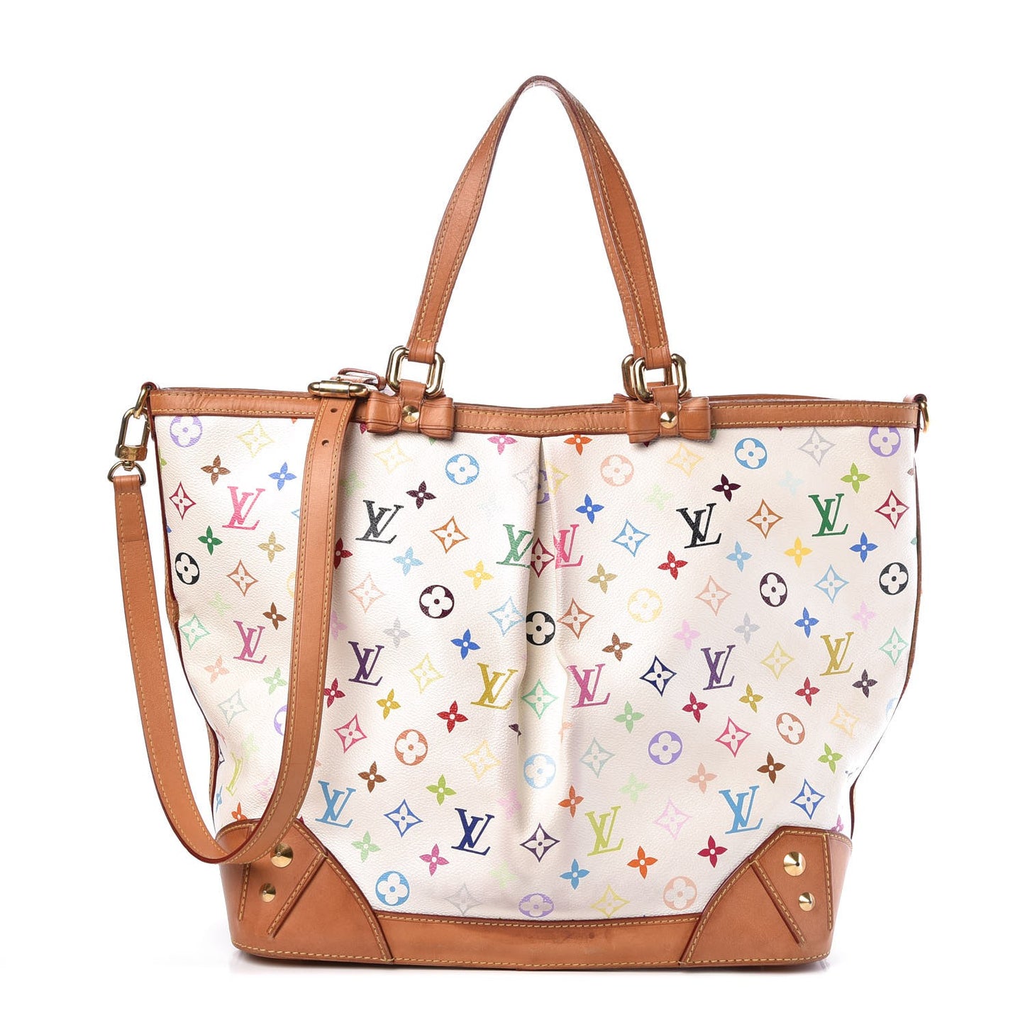Monogram Multicolor Sharleen GM White