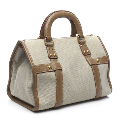 Louis Vuitton Toile Trianon Sac Neverfull Weekender 30 Beige 3 of 12