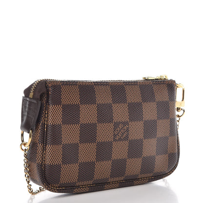Louis Vuitton Damier Ebene Mini Pochette Accessories 3 of 7