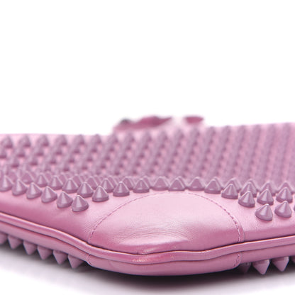 Christian Louboutin Calfskin Studded Loubiposh Clutch Rosette 4 of 8