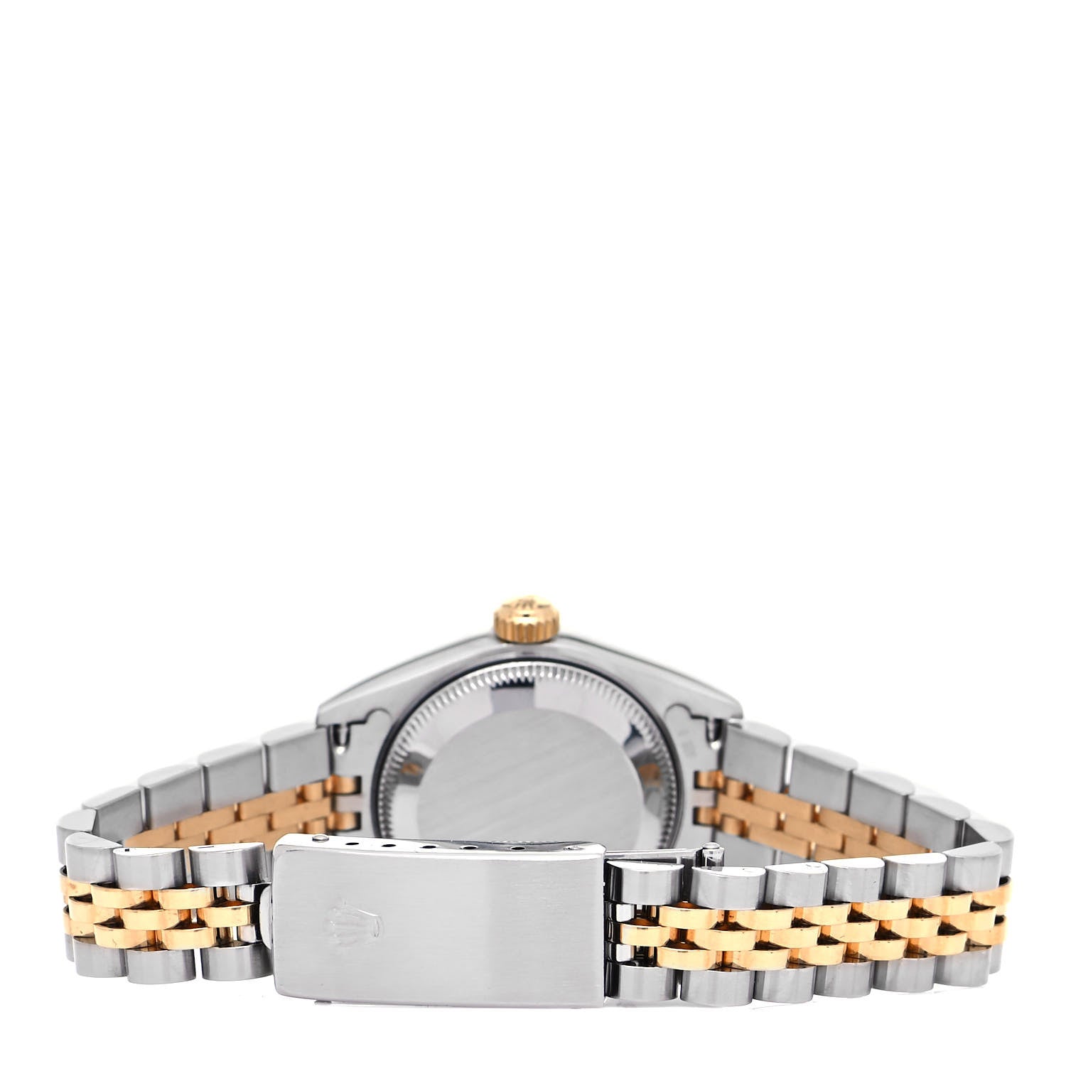 Rolex Stainless Steel 18K Yellow Gold Mother of Pearl 26mm Oyster Perpetual Datejust Watch Champagne 79173 3 of 5