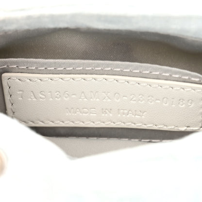 Fendi X MARC JACOBS Bleached Denim Logo Baguette Charm Off White 7 of 12