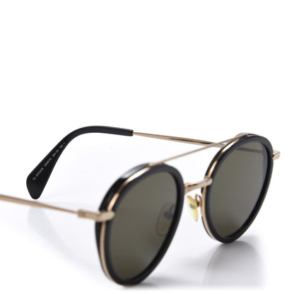Celine Round Mia Sunglasses CL 41424/S Black 6 of 7