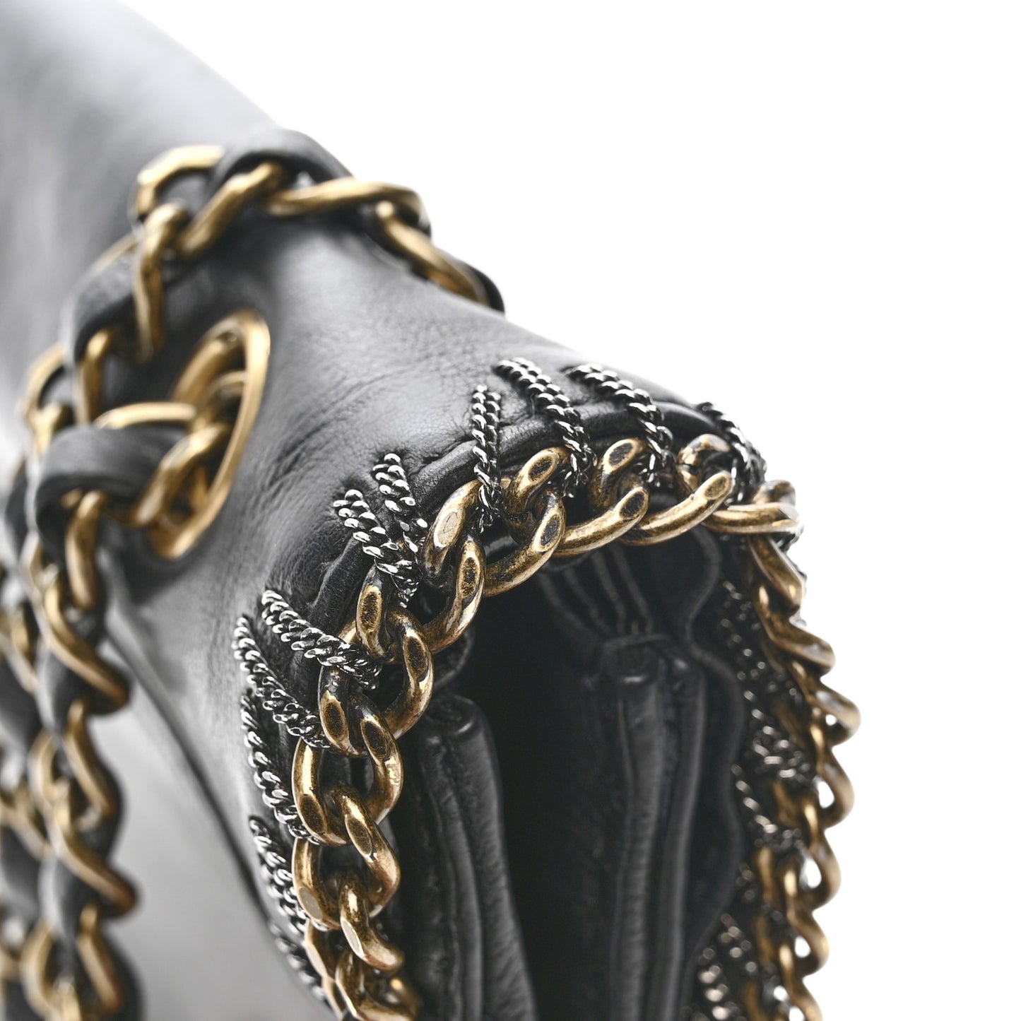 Calfskin Chain CC Byzance Flap Black
