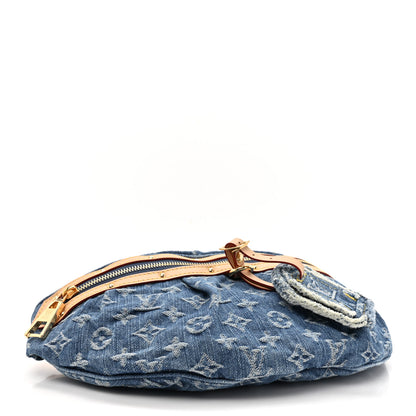 Louis Vuitton Monogram Denim High Rise Bumbag Blue 4 of 9